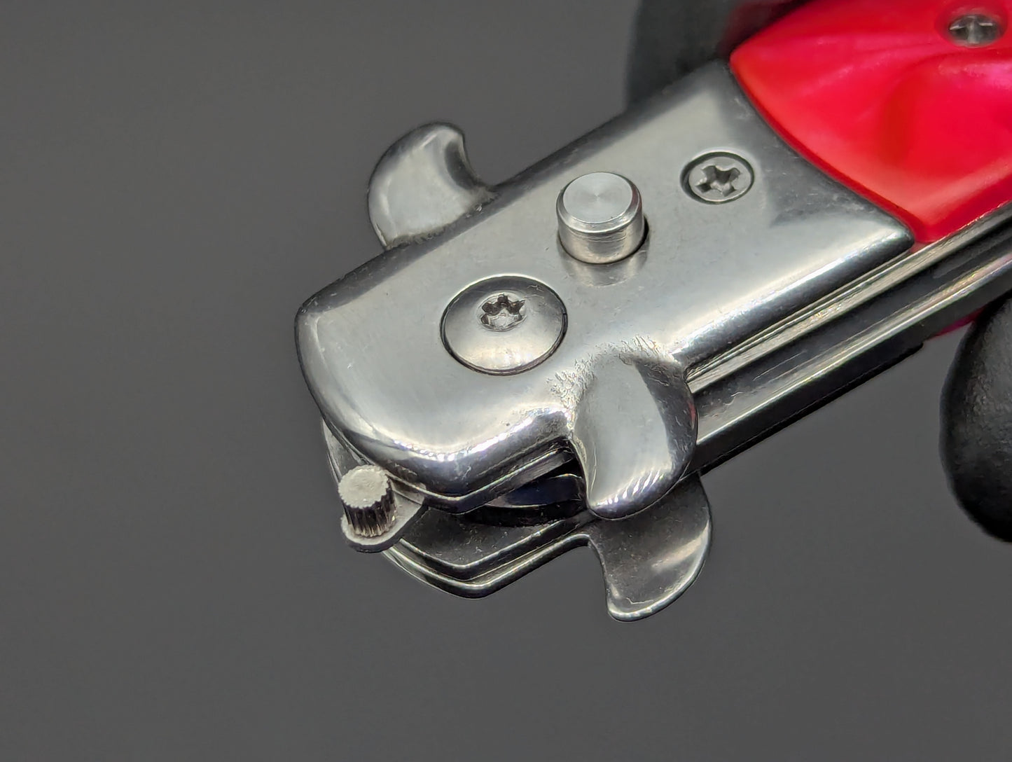 PINK PEARL MILANO DIABLO STILETTO SWITCHBLADE KNIFE