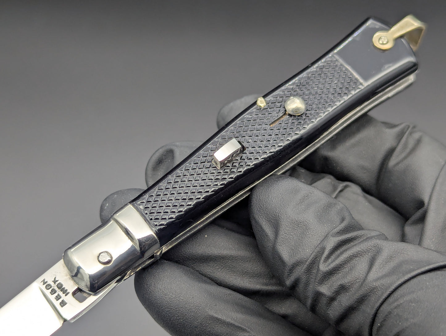 LARGE BEGON FRENCH ANTIQUE SWITCHBLADE KNIFE