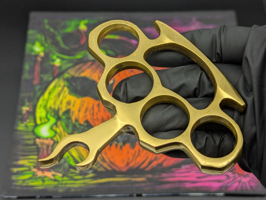 Solid Brass Knuckle Bottle Opener