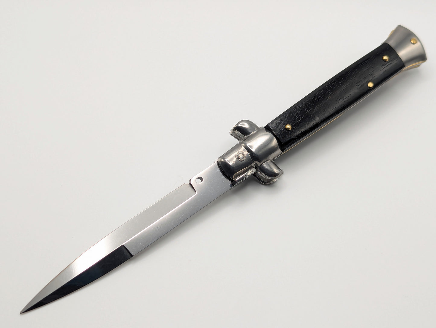 9" Frank Beltrame Ebony Wood Italian Stiletto Bayonet