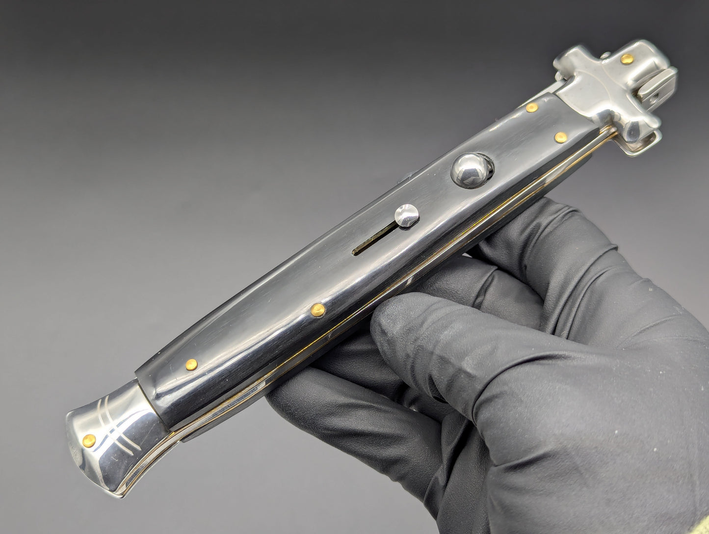 13" BLACK COMPOSITE MALTESE ITALIAN STYLE STYLE