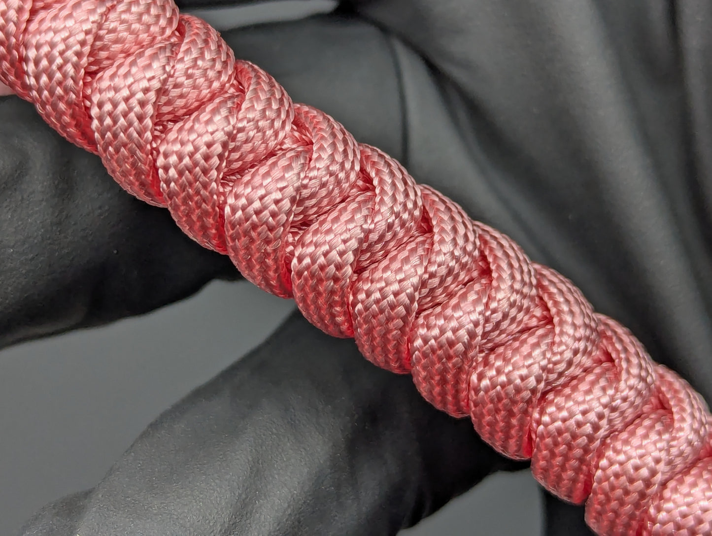 PINK 3 OZ 550 LB PARACORD MONKEY FIST SELF DEFENSE KEYRING