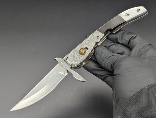 80's Soviet Era Russian Prison Swinguard Switchblade Knife