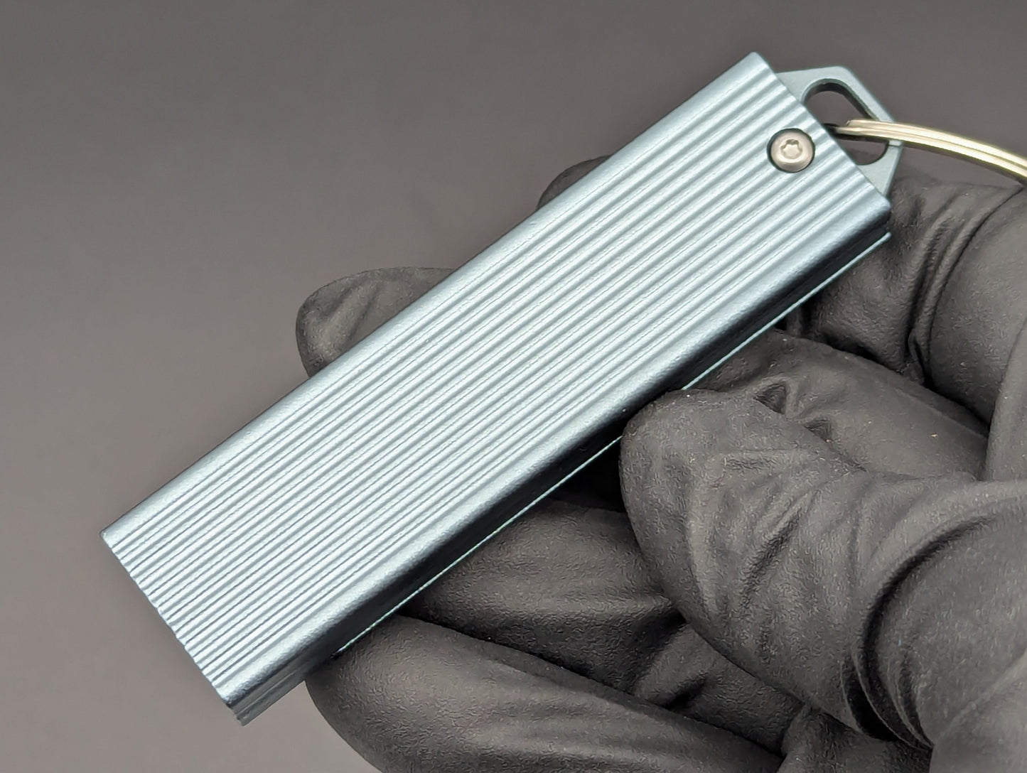 MINI TANTO GRAVITY KNIFE KEYRING BLUE GREY