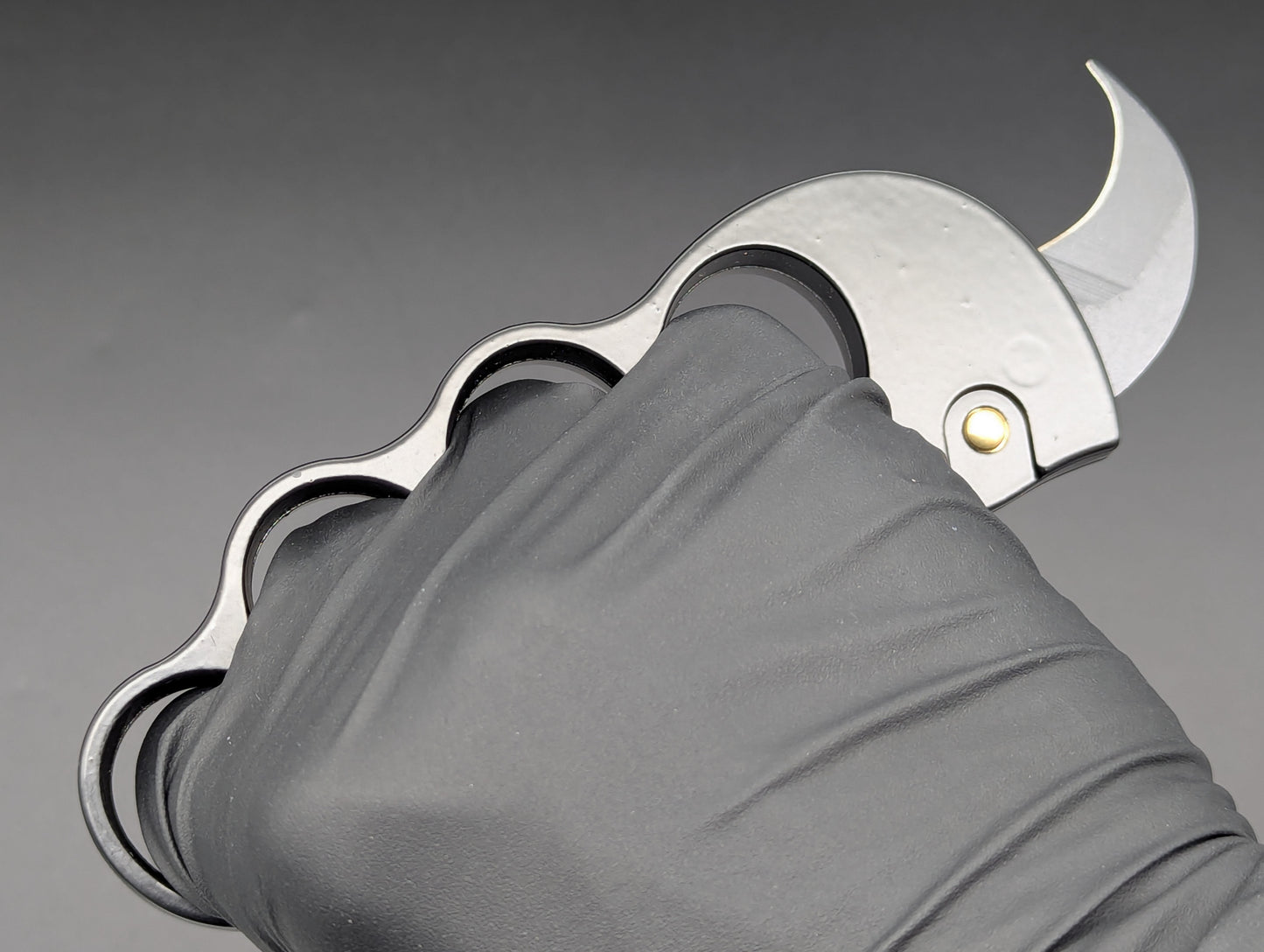 KNOCK OUT DUSTER KARAMBIT AUTOMATIC KNIFE BLACK