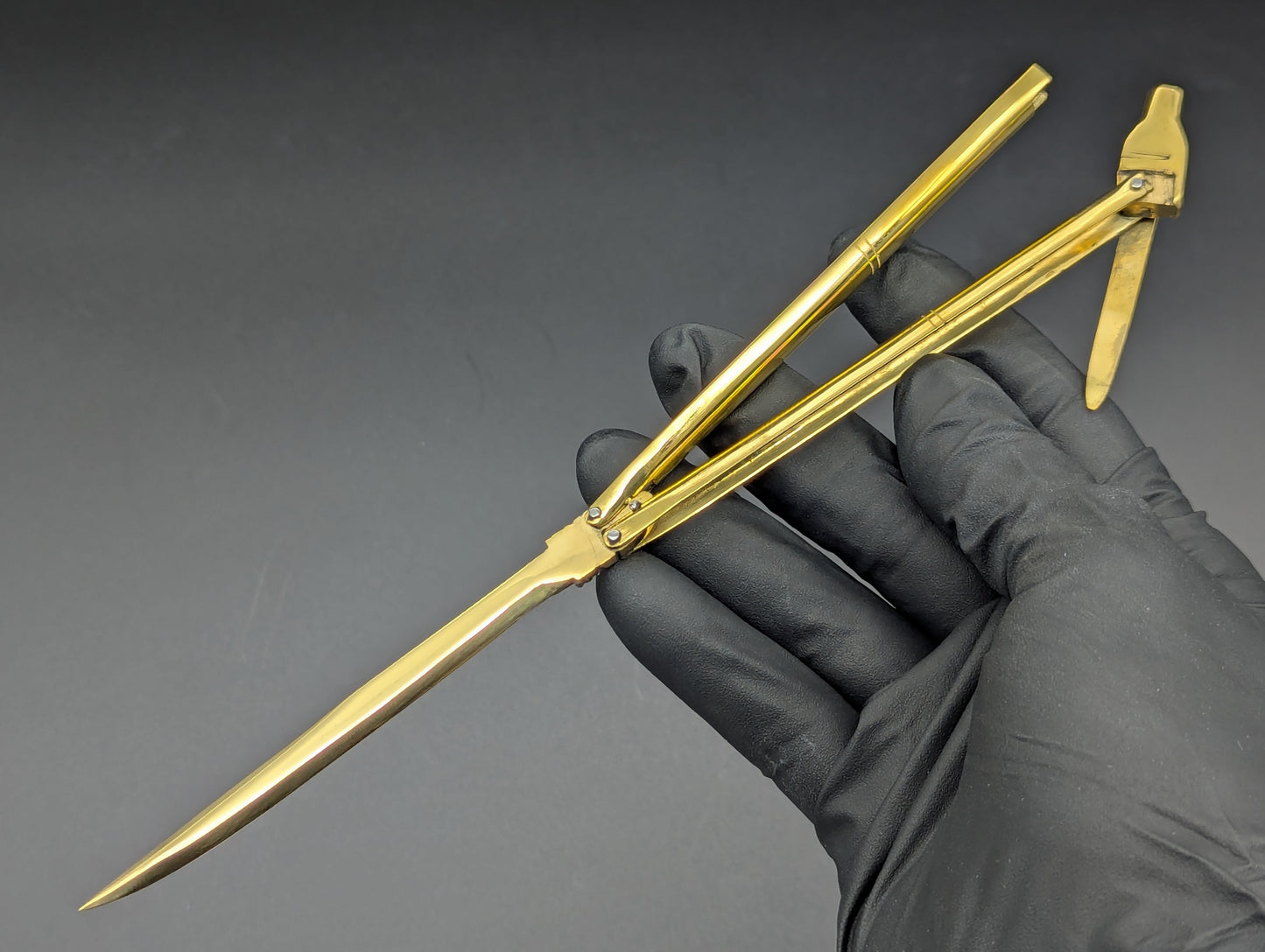 "FHM" PHILIPPINES HANDMADE BRASS BALISONG PEN