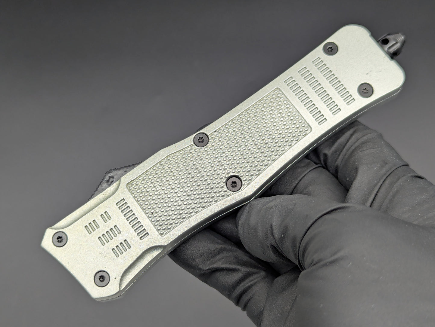 SILVER SHADOW D/A OTF KNIFE RAMBO CLIP