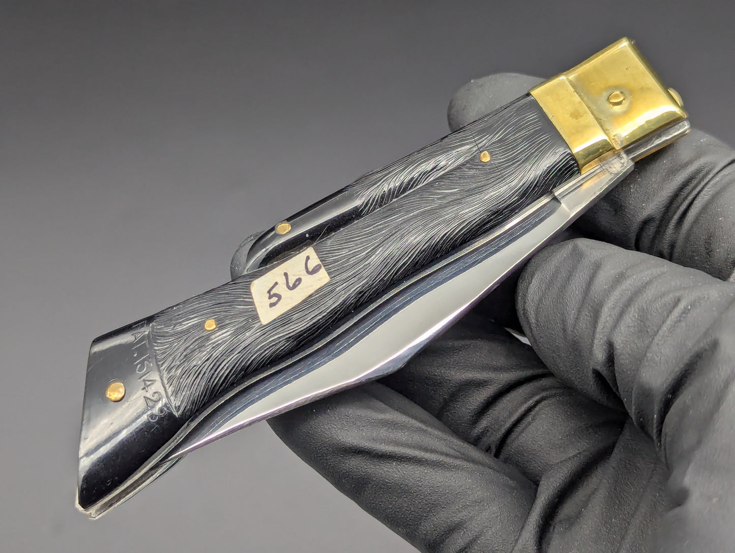 VINTAGE JAPANESE DEER FOOT SWITCHBLADE KNIFE