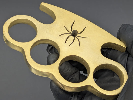 SOLID BRASS WIDOW MAKER KNUCKLE DUSTER