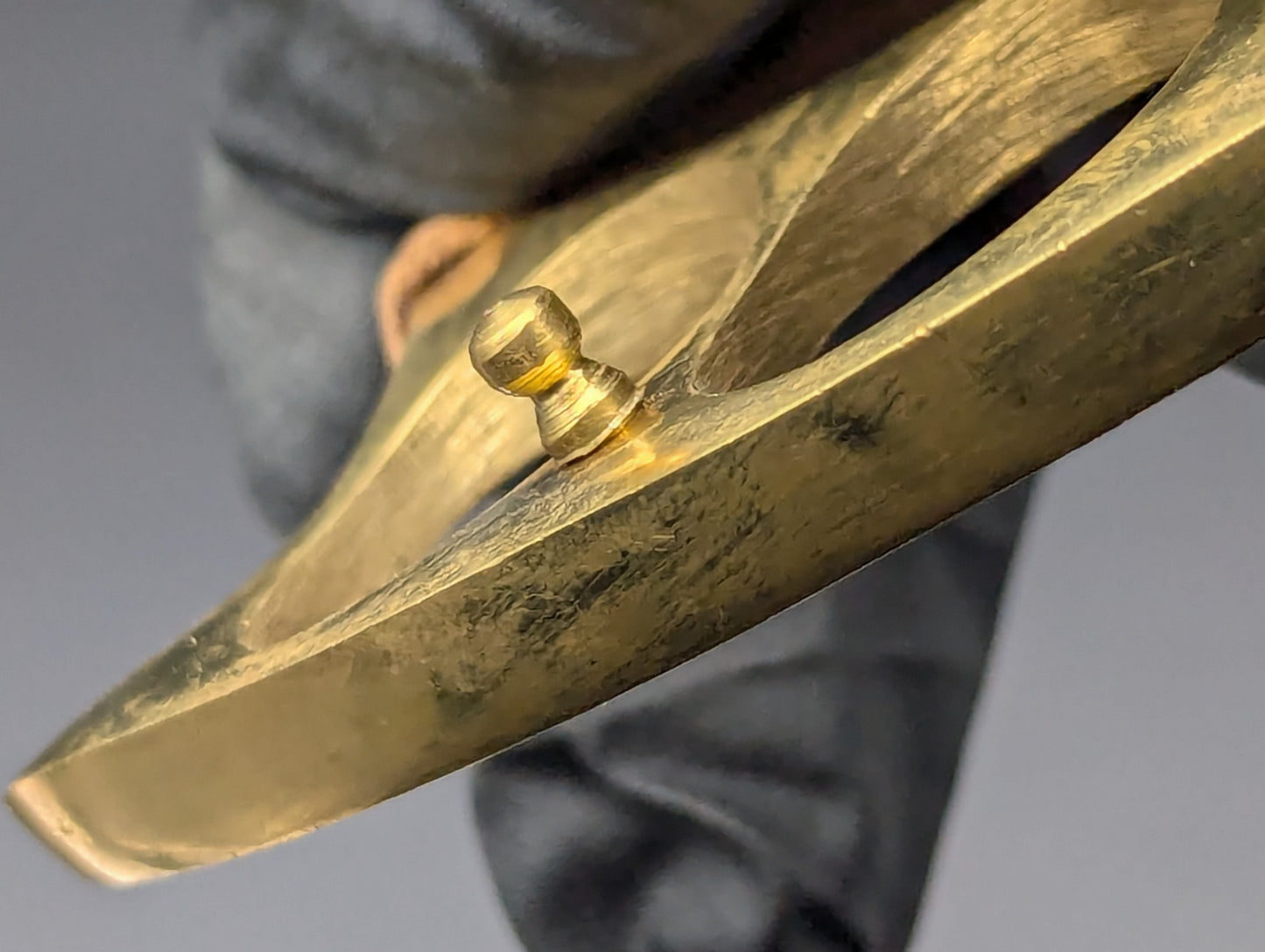 Solid Brass Stock Leather Wrapped "2FK" Duster