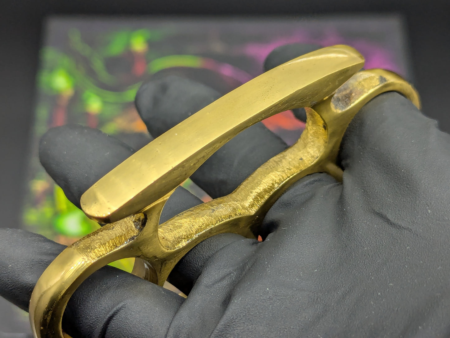 Solid Brass Knuckle Bottle Opener