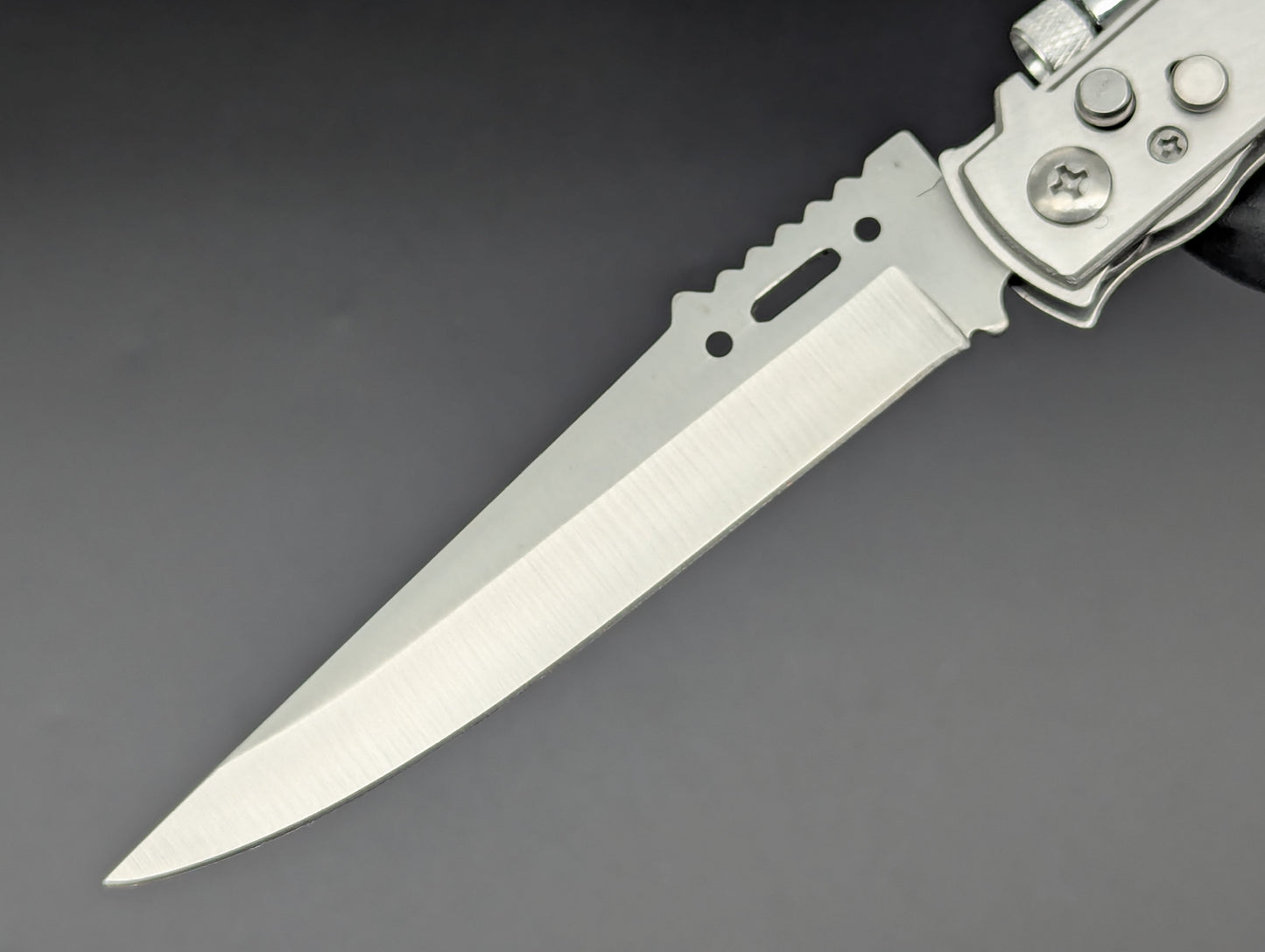 XL RIFLE FLASHLIGHT AUTOMATIC KNIFE ROSEWOOD