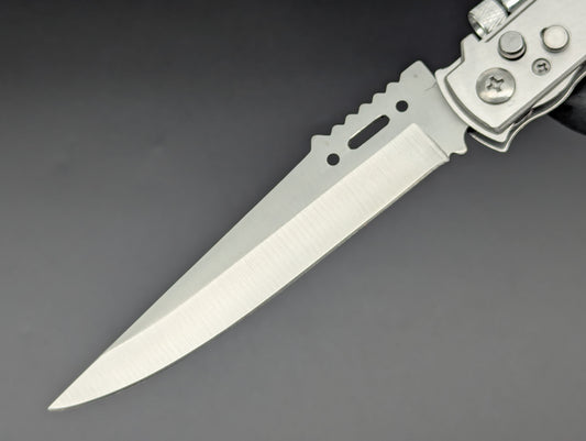 XL RIFLE FLASHLIGHT AUTOMATIC KNIFE ROSEWOOD