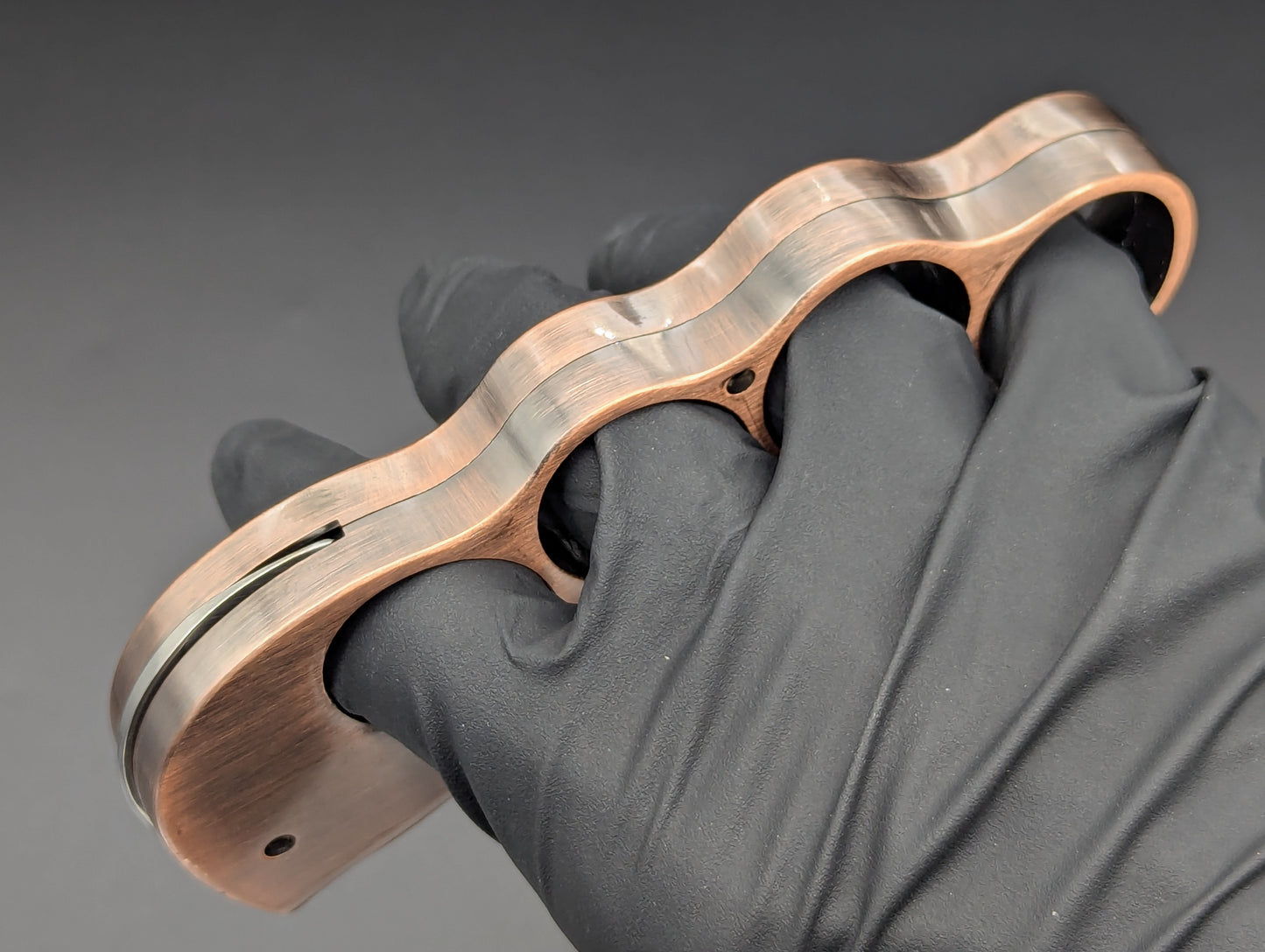 HAWKBILL KARAMBIT AUTOMATIC KNUCKLE KNIFE COPPER