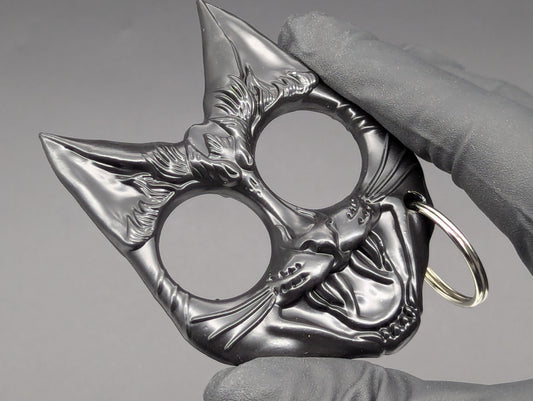 BLACK CAT ABS SELF DEFENSE KEYRING