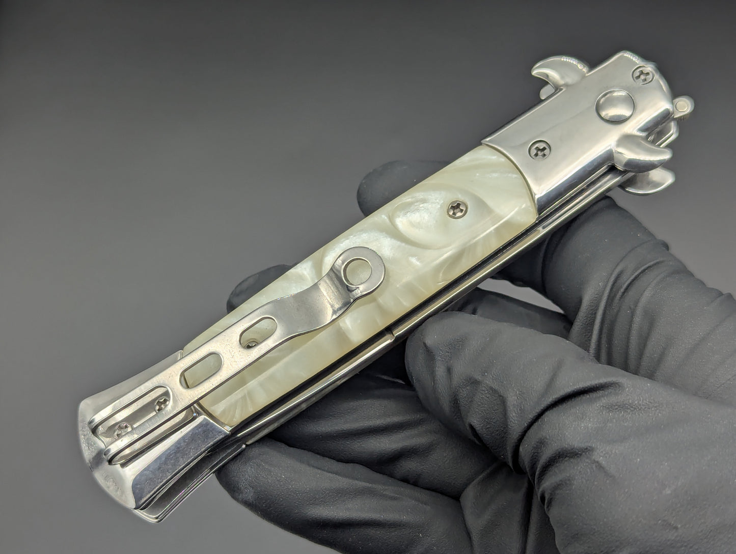 FAUX PEARL MILANO DIABLO STILETTO