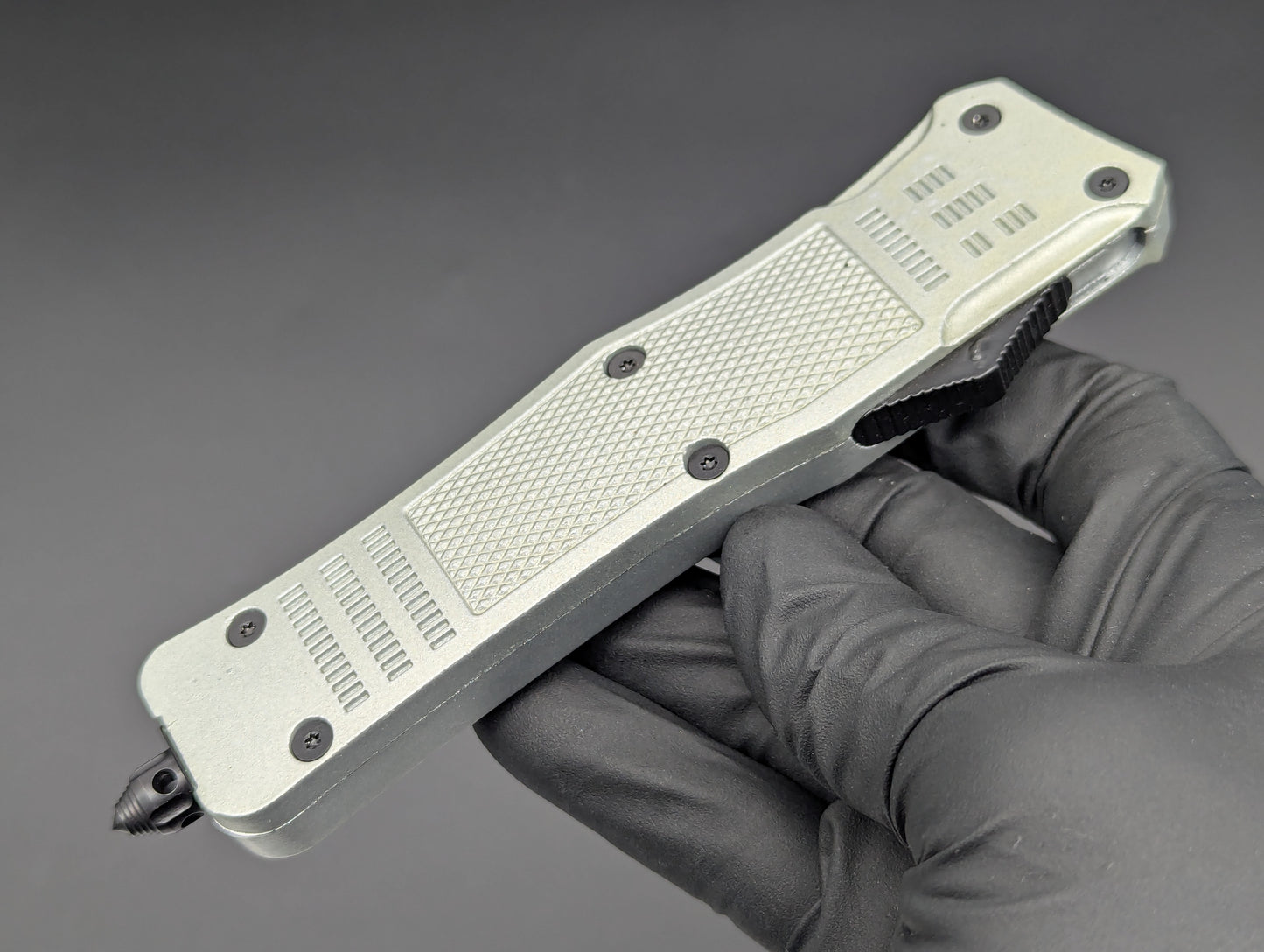 SILVER SHADOW D/A OTF KNIFE RAMBO CLIP