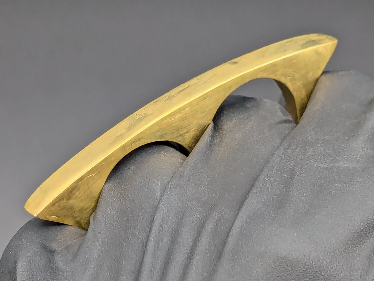 Solid Brass Stock Leather Wrapped "2FK" Duster