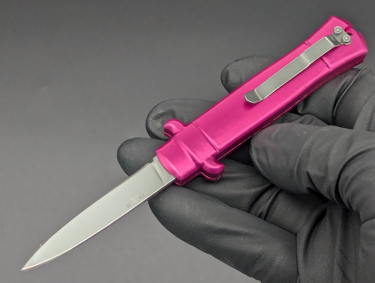 3.25" MINI D/A PINK CALI LEGAL OTF KNIFE