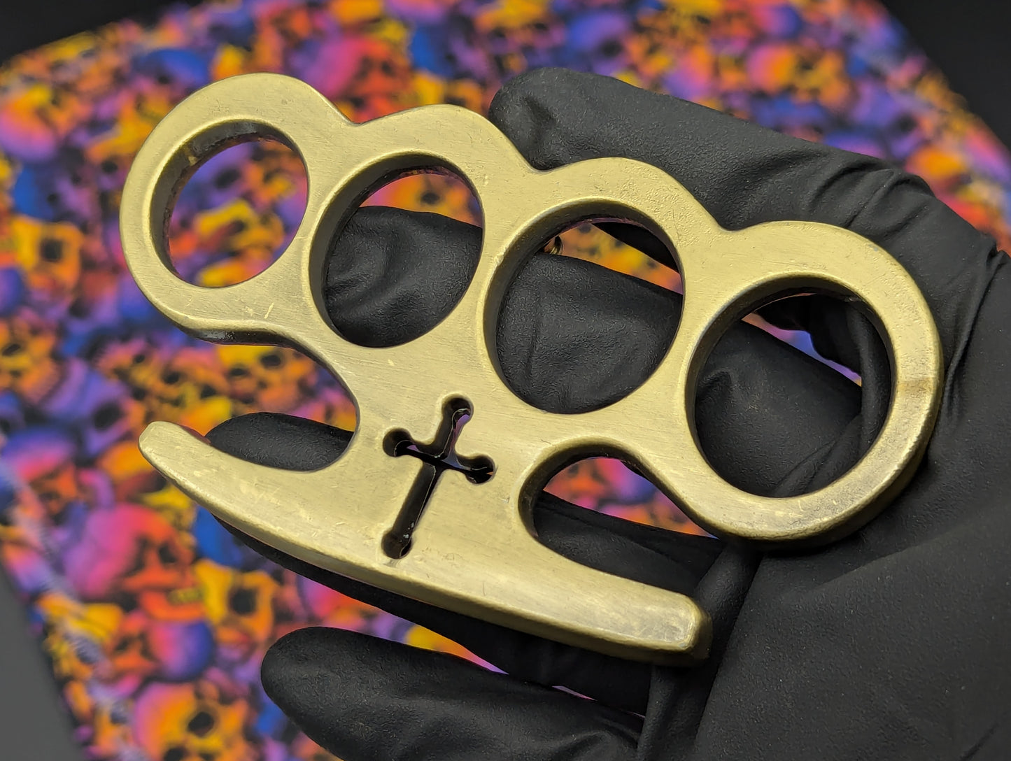 Antique Bronze Classic Lincolns Brass Knuckles