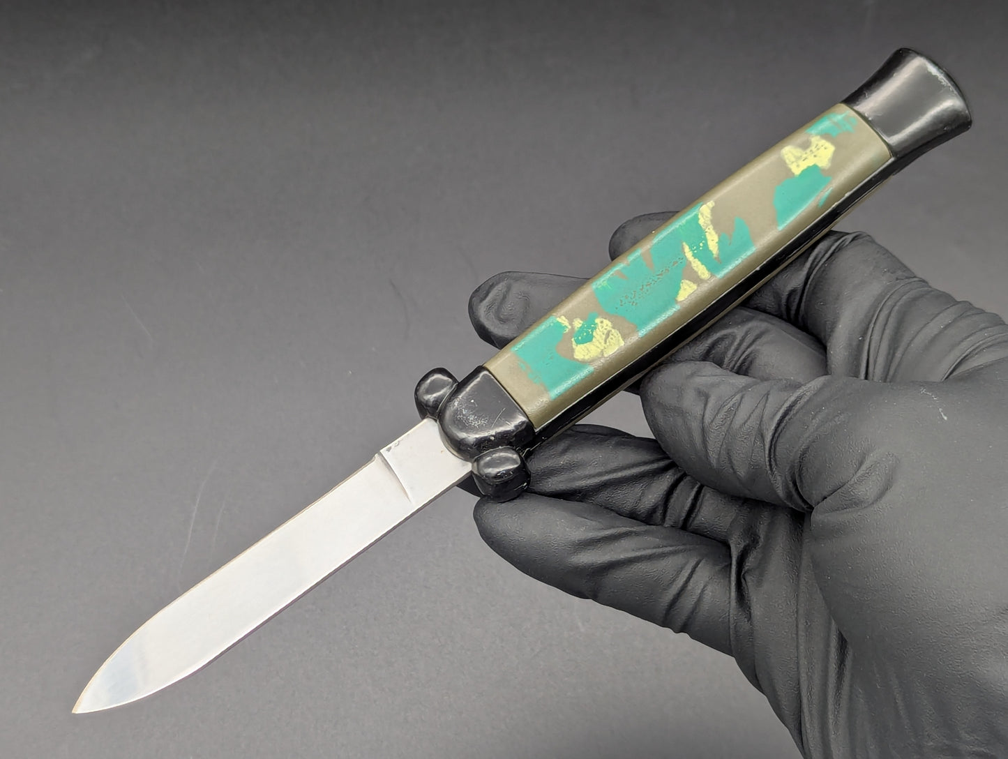 Camouflage NATO MILITARY OTF Knife 80's Vintage