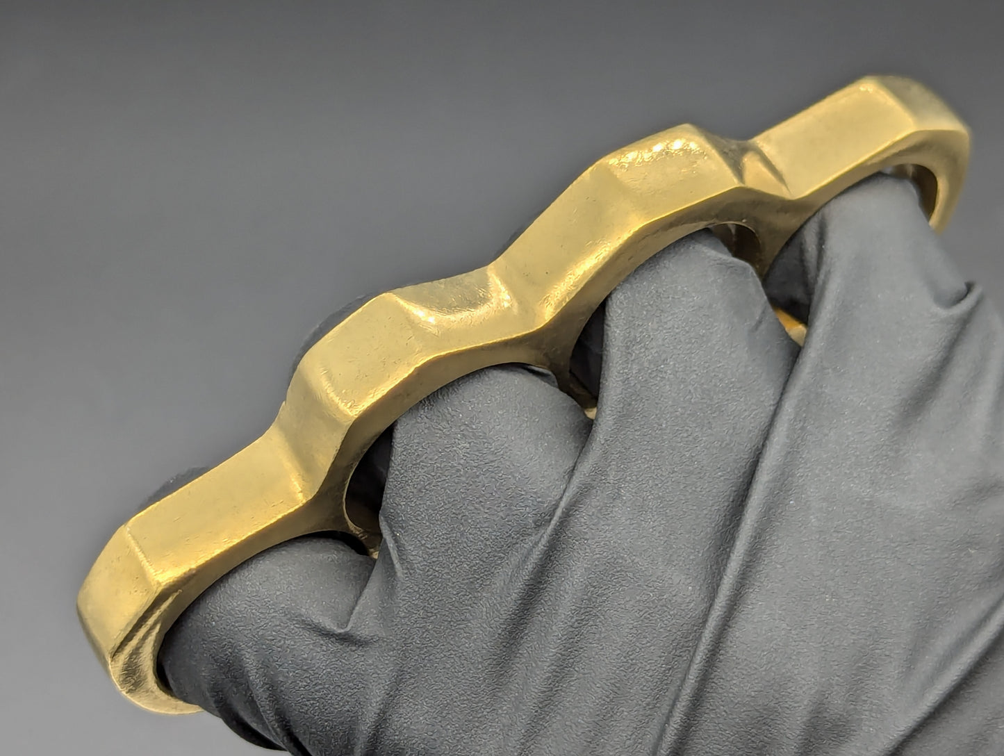 SOLID CAST BRASS SQUARE TOP BRASS KNUCKLE DUSTER