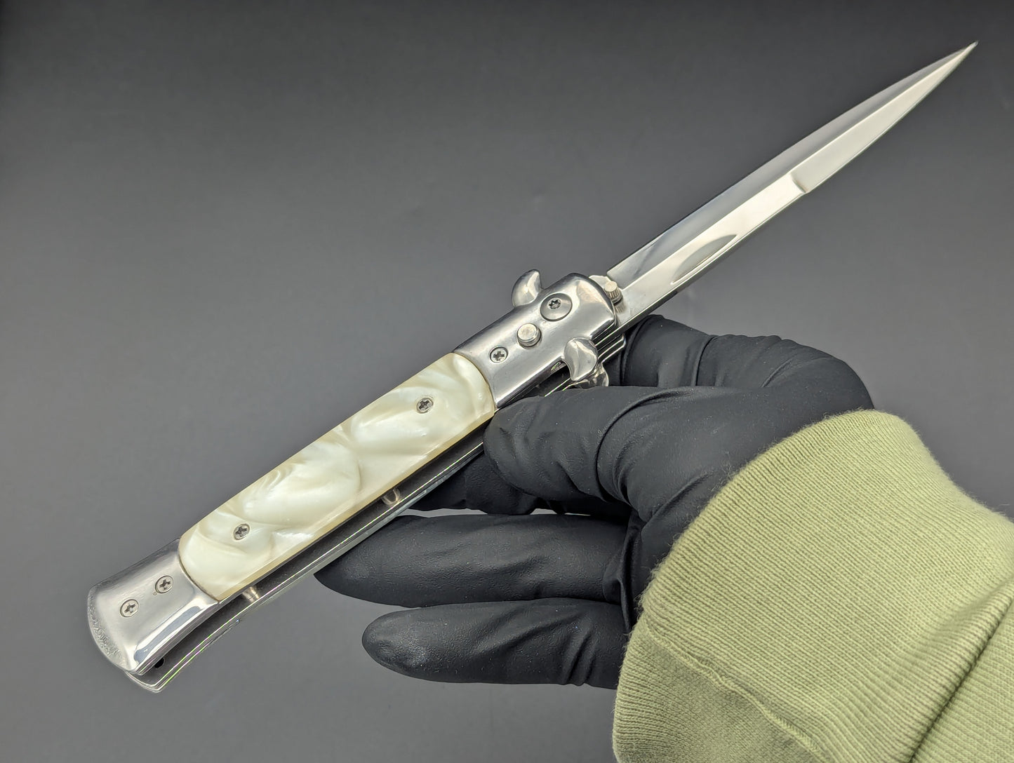 FAUX PEARL MILANO DIABLO STILETTO