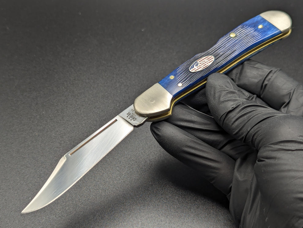 BLUE BONE BARNYARD CASE XX COPPER LOCK AUTOMATIC KNIFE – LIGHTNING OTF ...