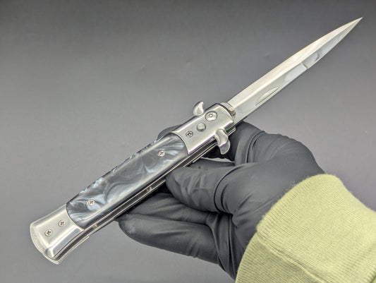BLACK PEARL MILANO DIABLO STILETTO SWITCHBLADE