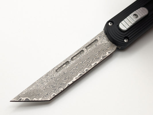 9.25" TANTO DAMASCUS D/A OTF AUTOMATIC KNIFE