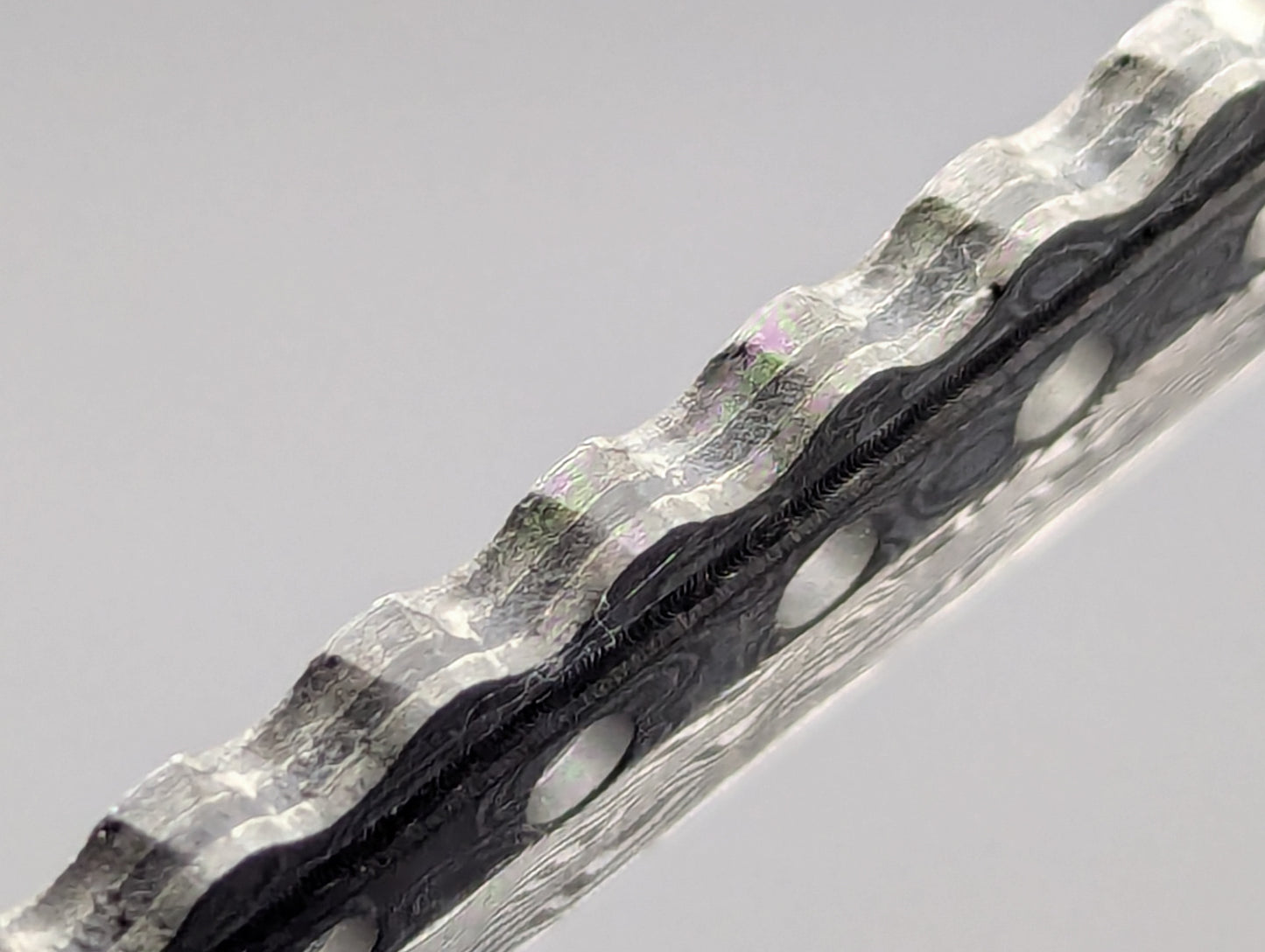 8.5" DAMASCUS HELL RAISER D/A OTF KNIFE