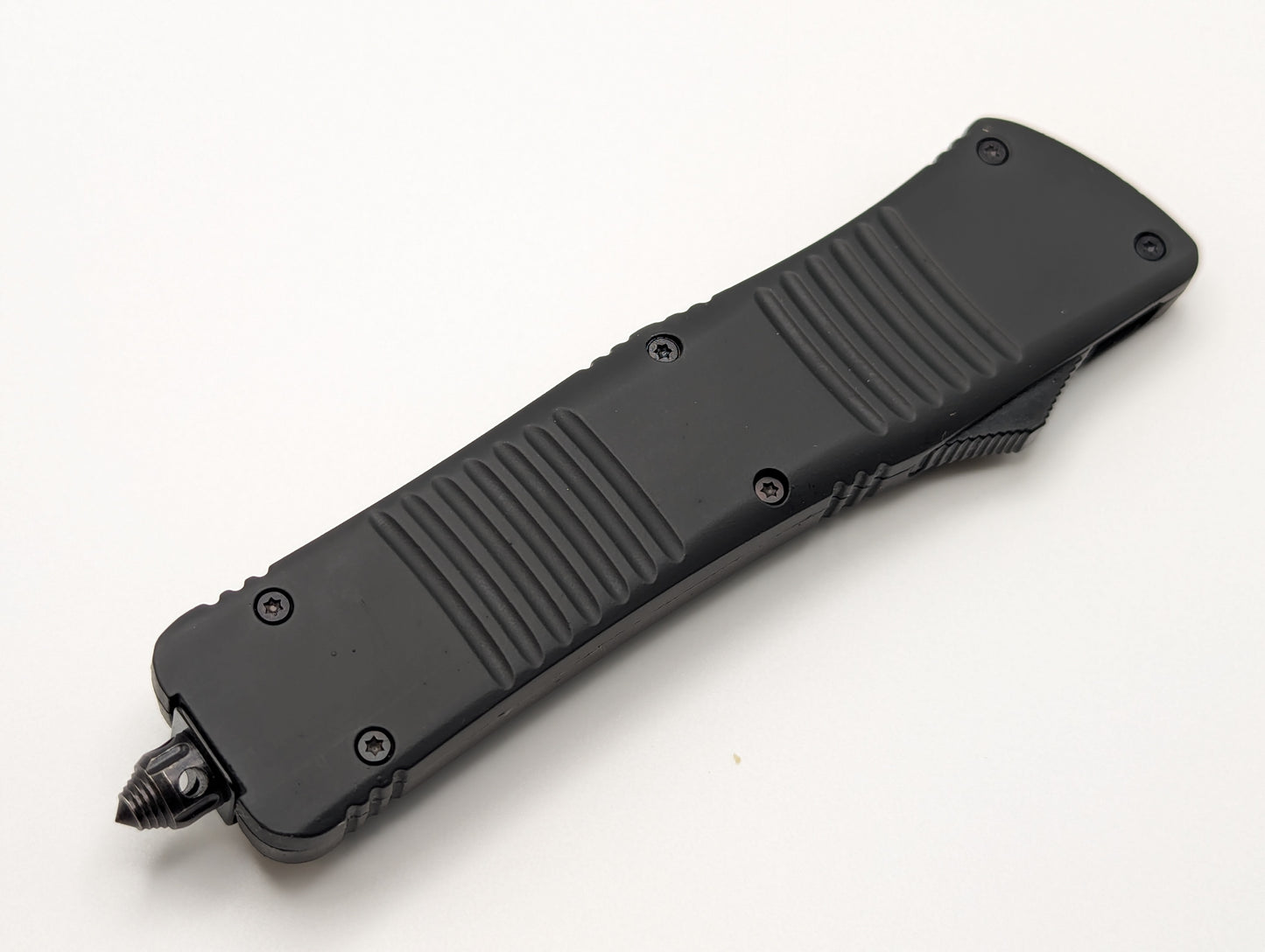 9.5" XL BLACK TACTICAL TANTO OTF AUTOMATIC KNIFE