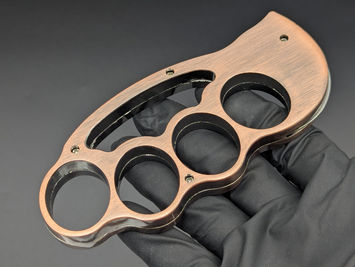 HAWKBILL KARAMBIT AUTOMATIC KNUCKLE KNIFE COPPER