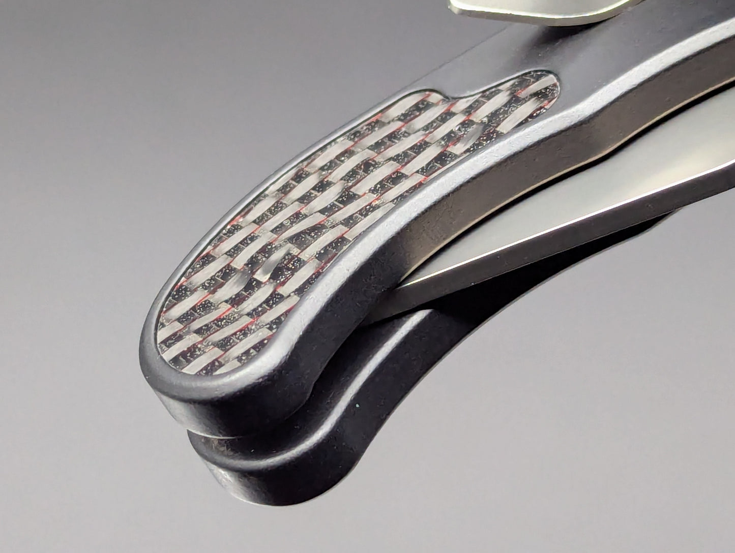 Vintage HERBERTZ SOLINGEN Carbon Fiber Automatic Knife