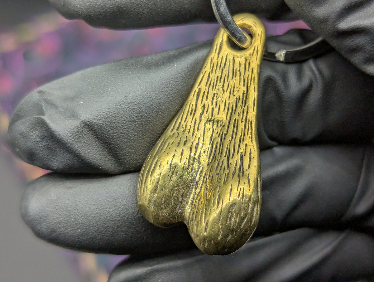 BRASS BALLS NOVELTY EDC KEYRING