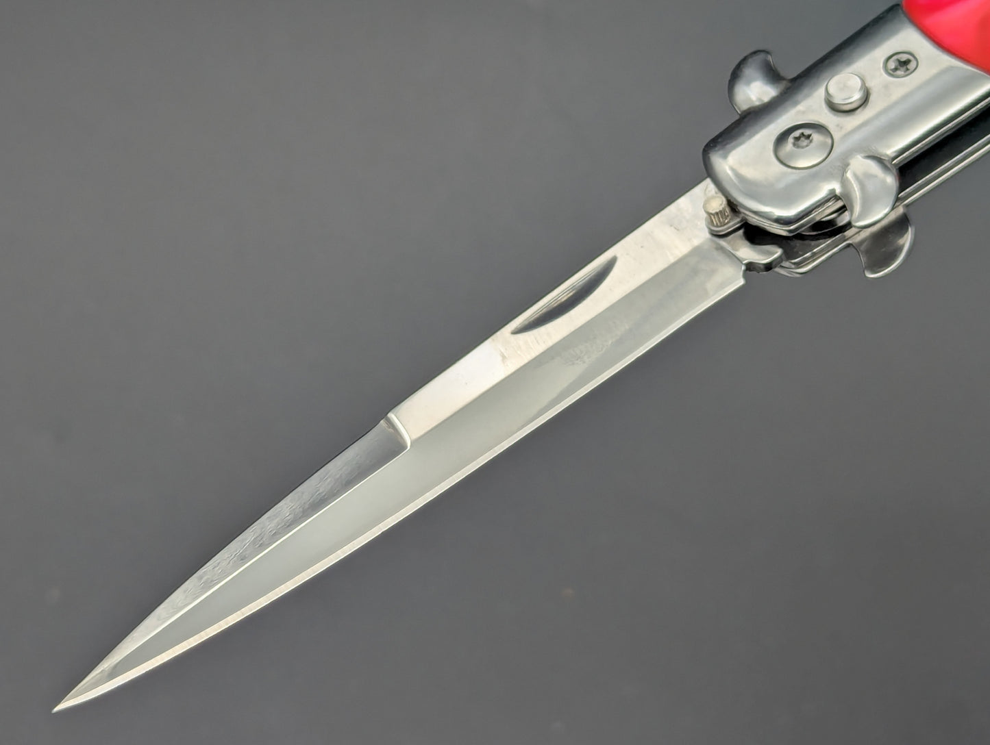 PINK PEARL MILANO DIABLO STILETTO SWITCHBLADE KNIFE