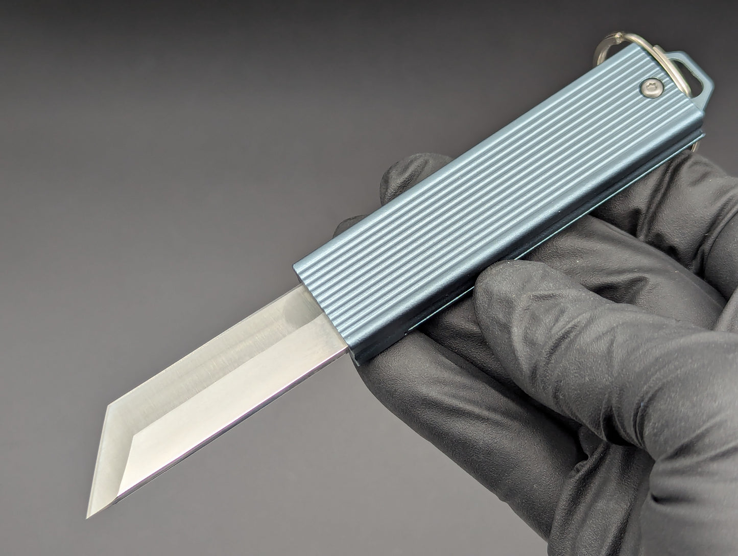 MINI TANTO GRAVITY KNIFE KEYRING BLUE GREY