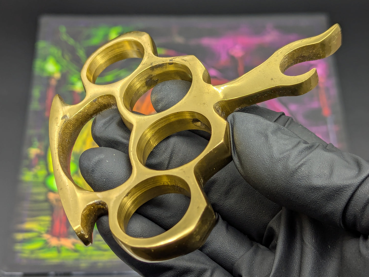Solid Brass Knuckle Bottle Opener