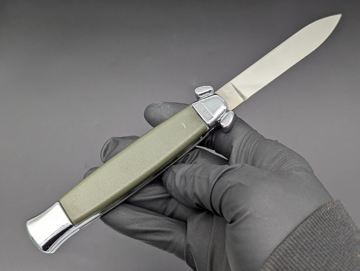 RARE NOS VINTAGE 80's TAIWAN GREEN NATO MILITARY OTF KNIFE