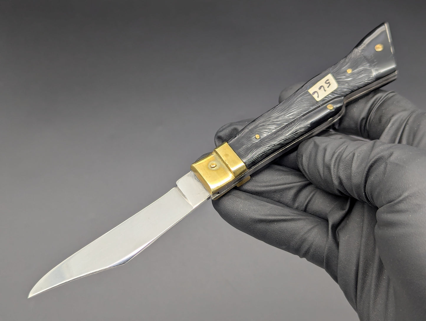 VINTAGE JAPANESE DEER FOOT SWITCHBLADE KNIFE