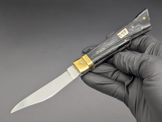 VINTAGE JAPANESE DEER FOOT SWITCHBLADE KNIFE