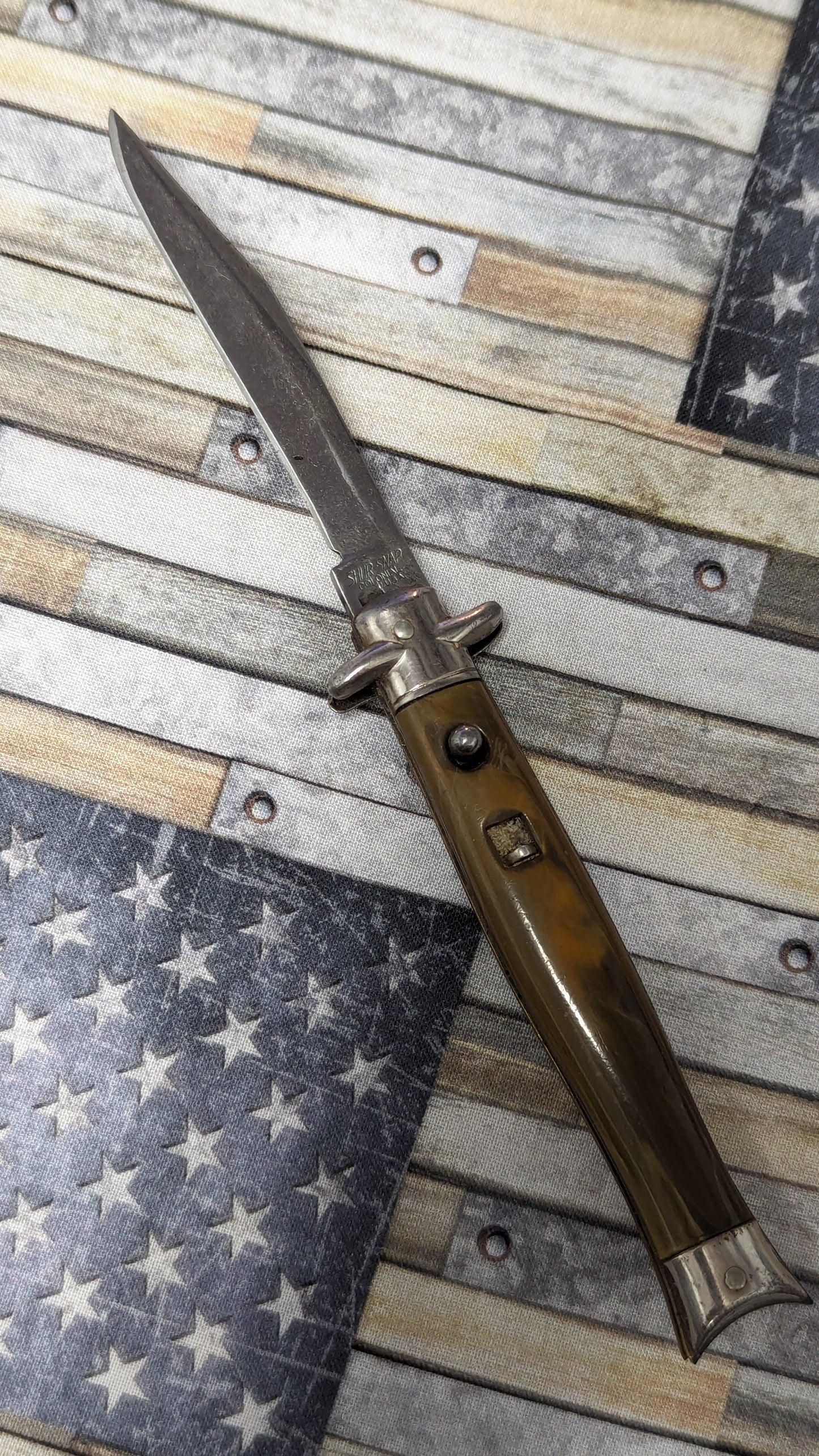 Antique NOS Shur-Snap Colonial USA Pre-Ban Automatic Knife 1