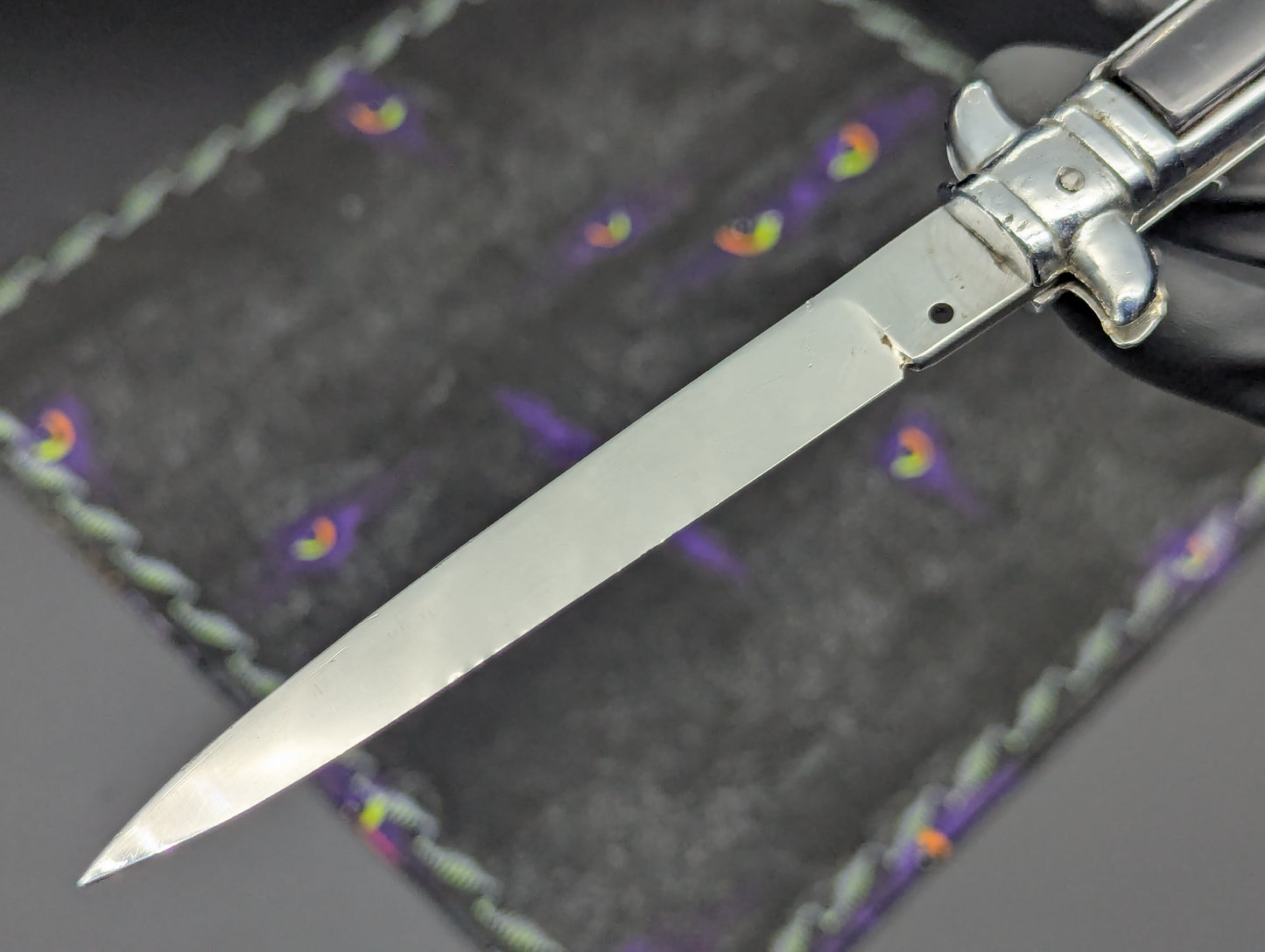 Antique Toledo Spain Hell Raiser Spanish Stiletto Switchblade Knife