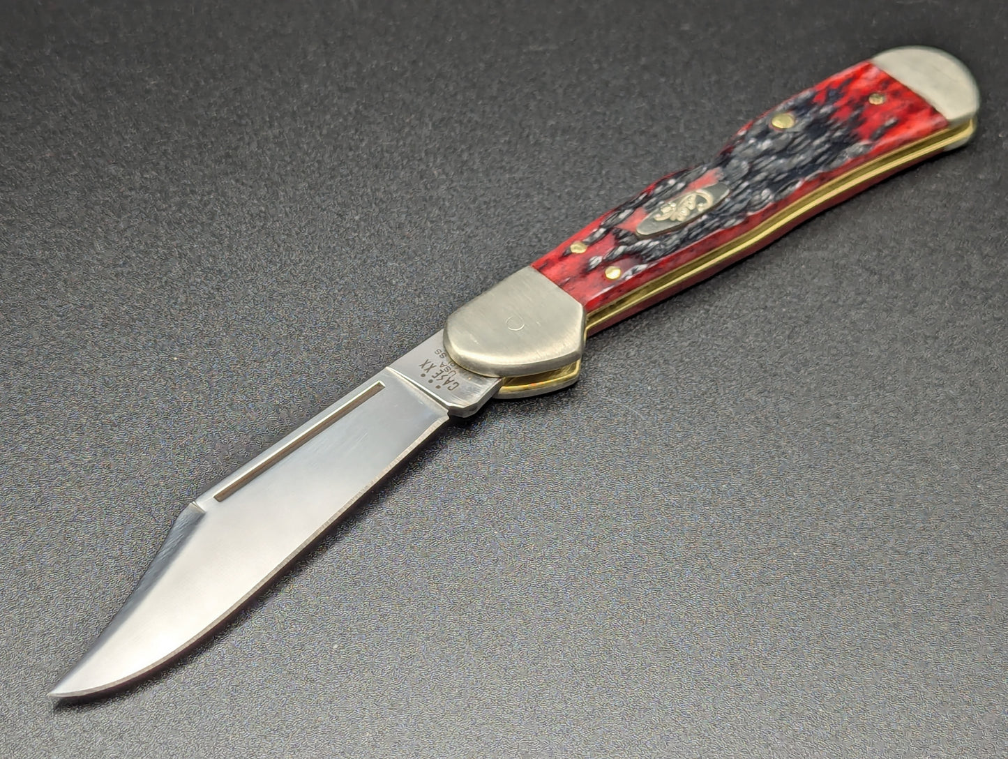 CRIMSON BONE CASE XX COPPER LOCK AUTOMATIC KNIFE