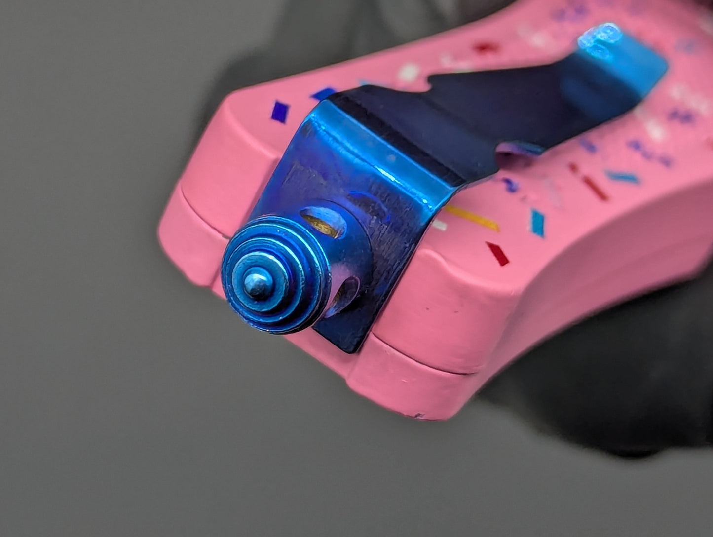 8.25" PINK SPRINKLE DONUT D/A AUTOMATIC OPENING OTF KNIFE