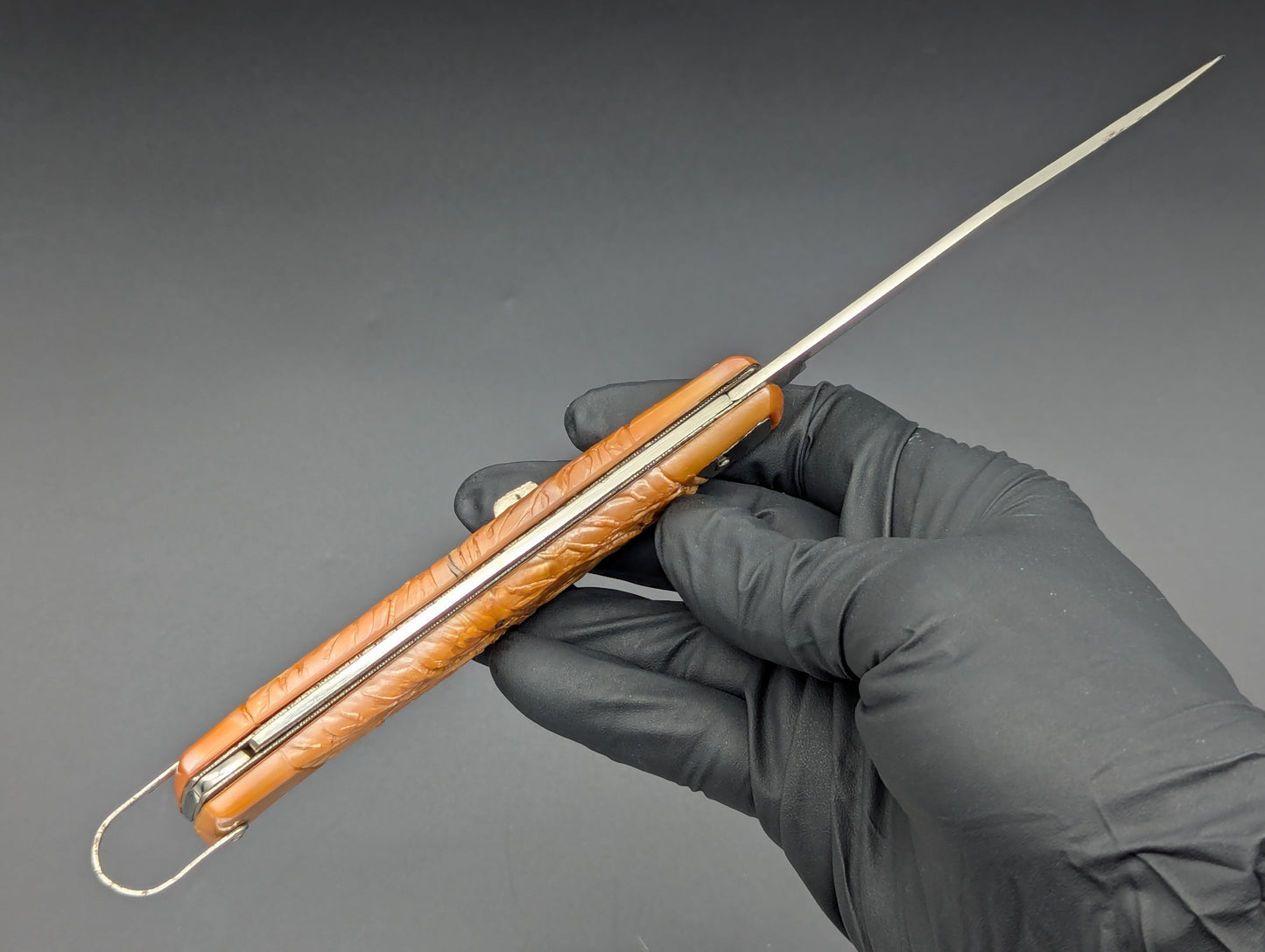 VINTAGE RUSSIAN VORZMA CITY AUTOMATIC HUNTING KNIFE