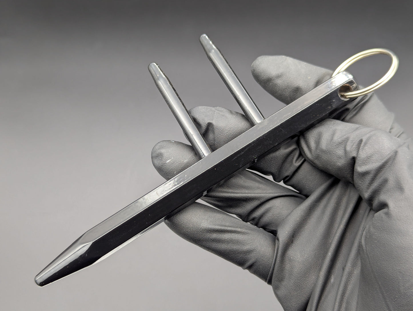 OLD SCHOOL STEEL NINJA SPIKE KUBATON KEYRING