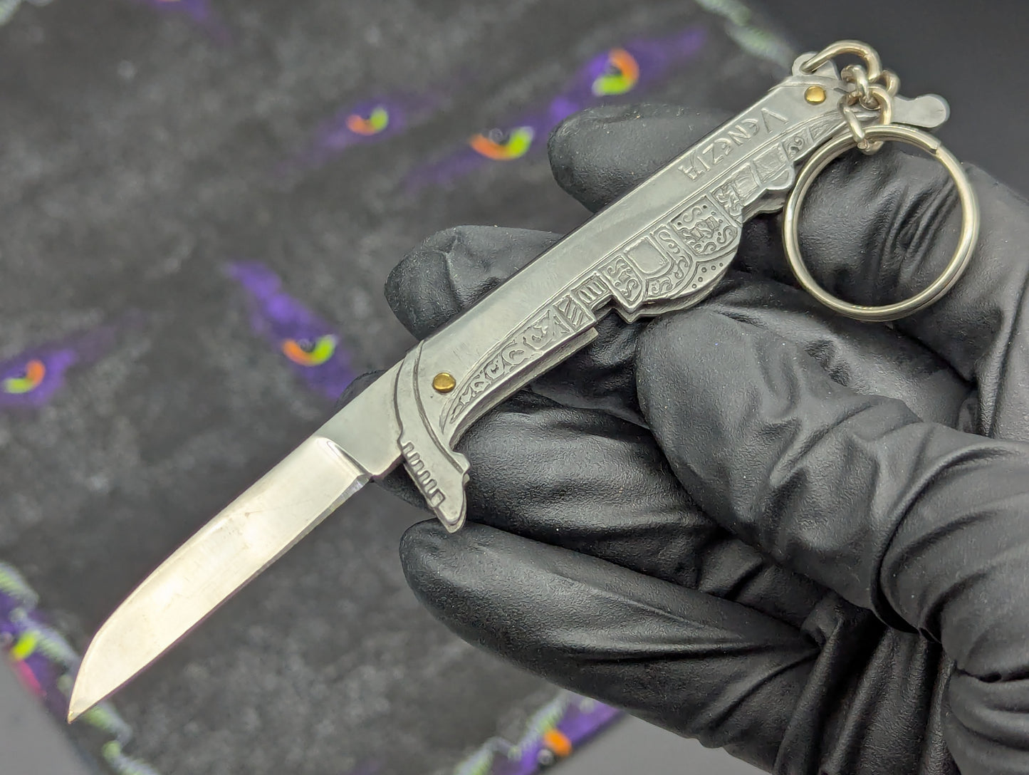 VINTAGE VENEZIA GONDOLA ITALIAN SWITCHBLADE TOURISM KEYRING