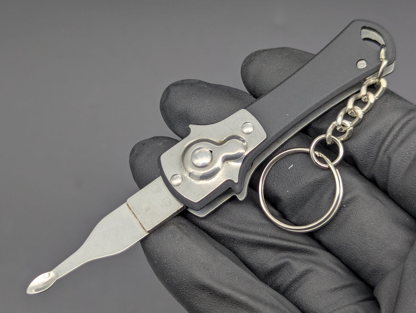 MINI SPOON SWITCHBLADE KEYRING