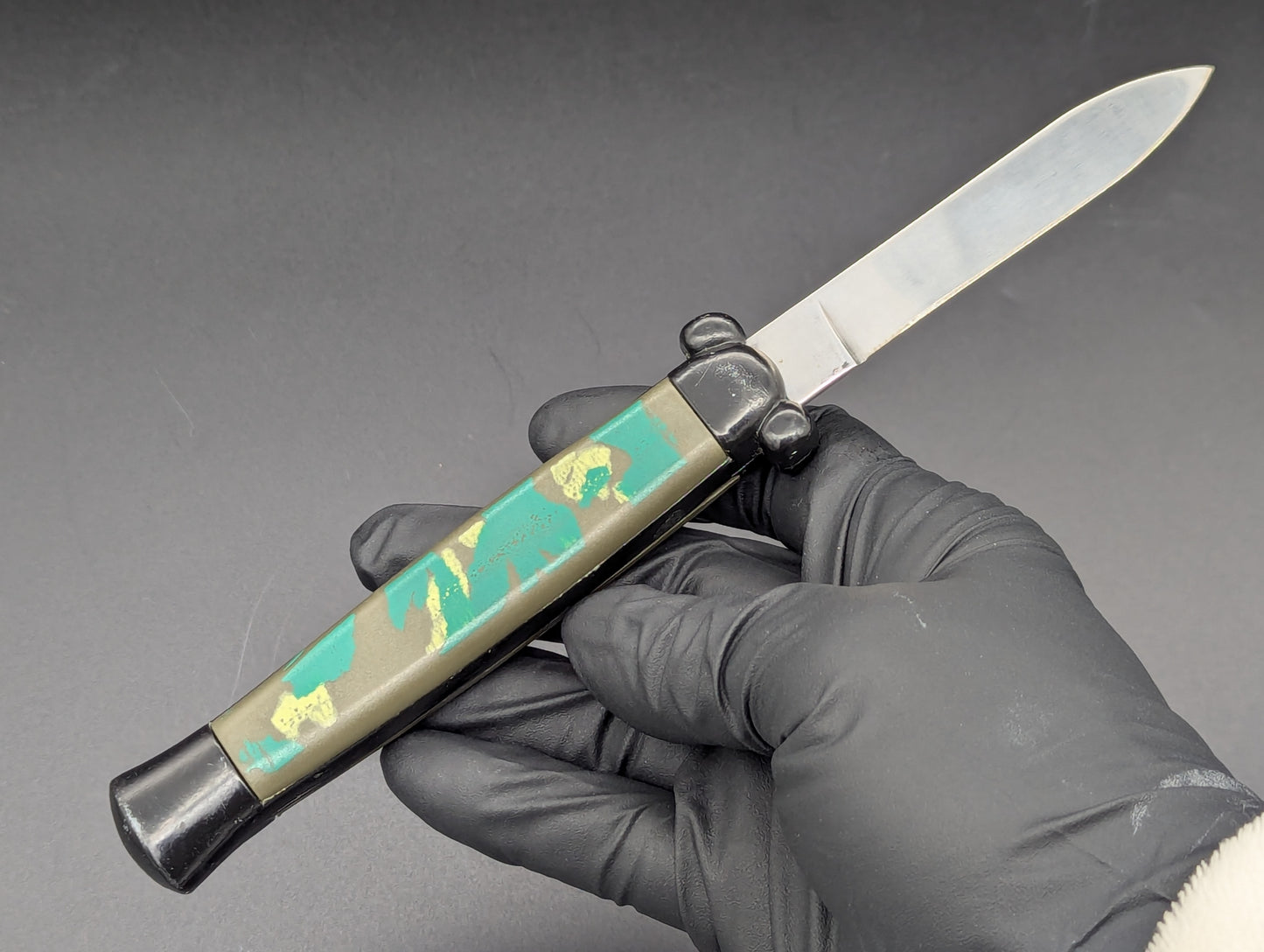 Camouflage NATO MILITARY OTF Knife 80's Vintage